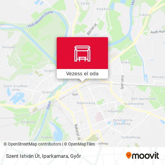 Szent István Út, Iparkamara térkép