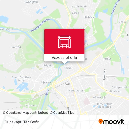 Dunakapu Tér térkép