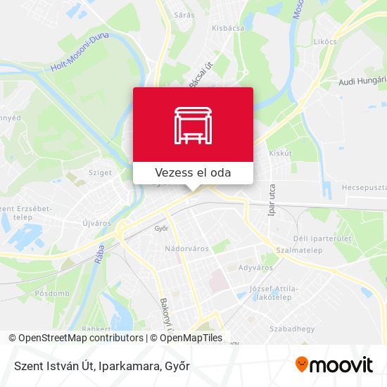 Szent István Út, Iparkamara térkép