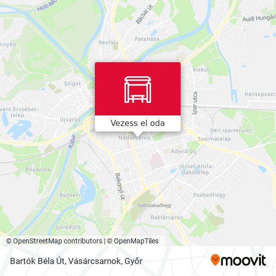 Bartók Béla Út, Vásárcsarnok térkép