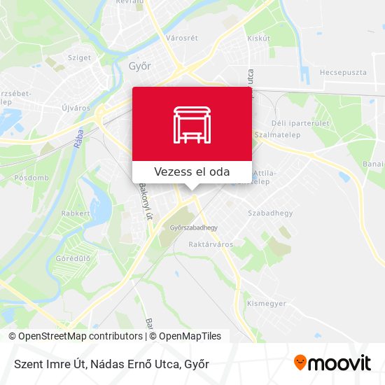 Szent Imre Út, Nádas Ernő Utca térkép