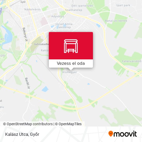 Kalász Utca térkép