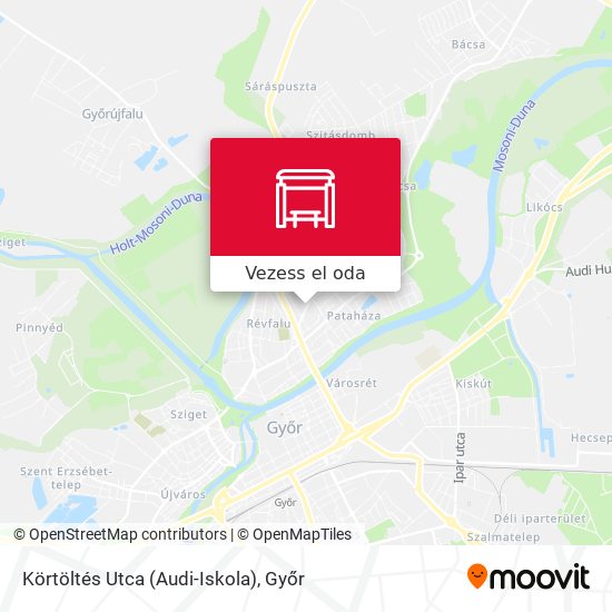 Körtöltés Utca (Audi-Iskola) térkép