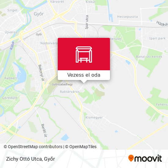 Zichy Ottó Utca térkép