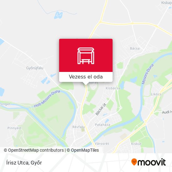 Írisz Utca térkép