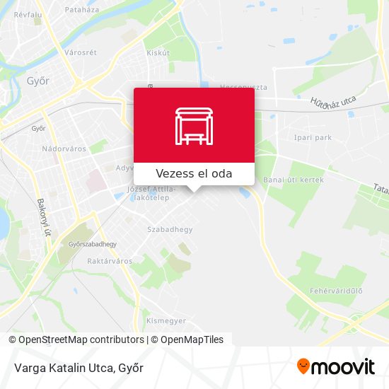 Varga Katalin Utca térkép