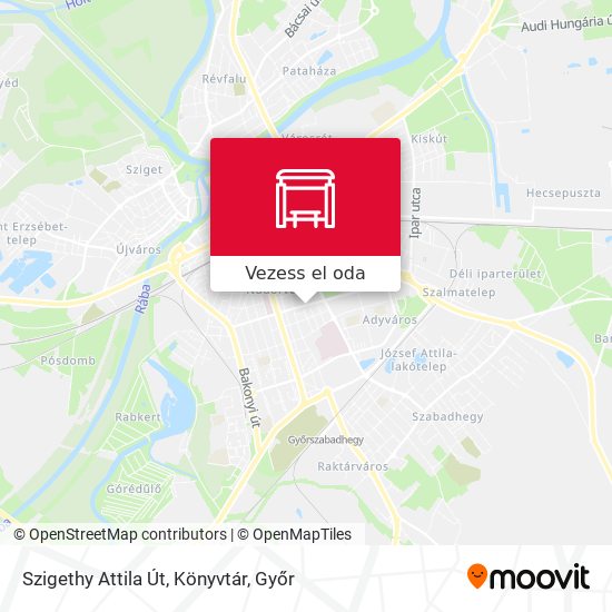 Szigethy Attila Út, Könyvtár térkép
