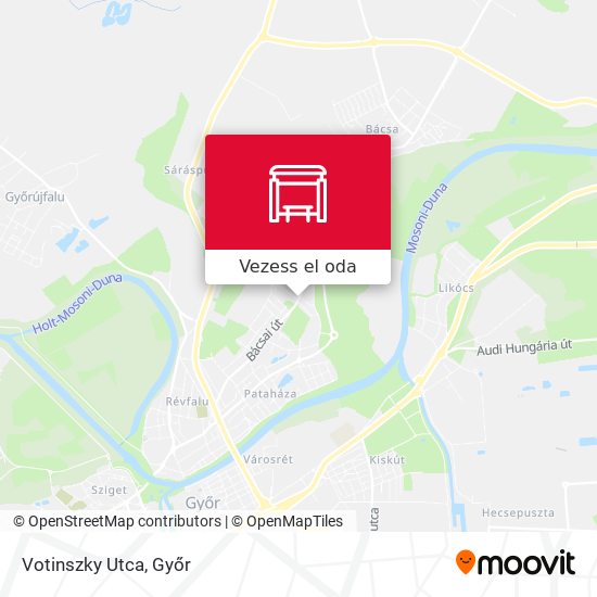 Votinszky Utca térkép