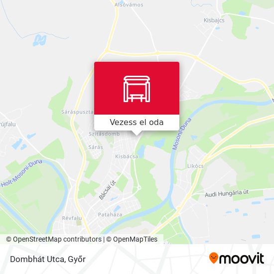 Dombhát Utca térkép