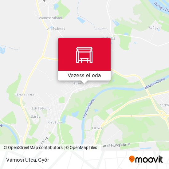 Vámosi Utca térkép