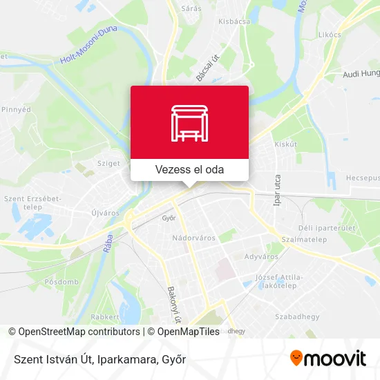 Szent István Út, Iparkamara térkép