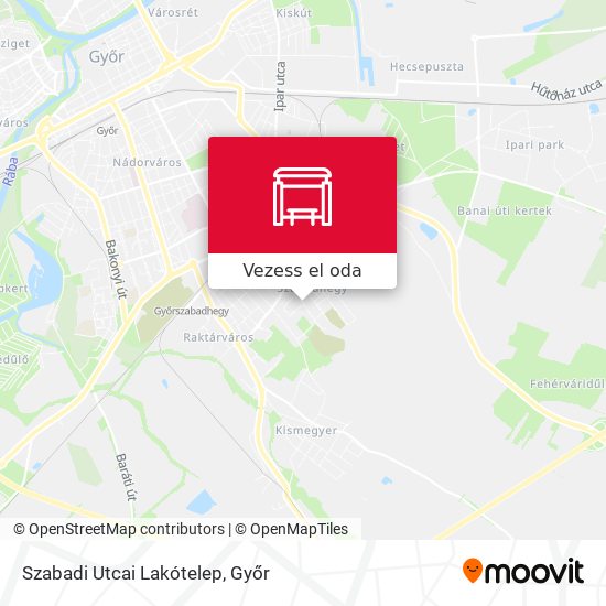 Szabadi Utcai Lakótelep térkép