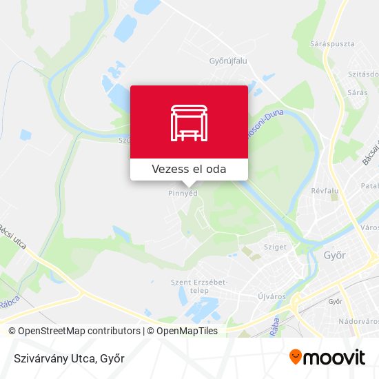 Szivárvány Utca térkép