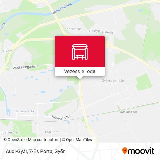 Audi-Gyár, 7-Es Porta térkép