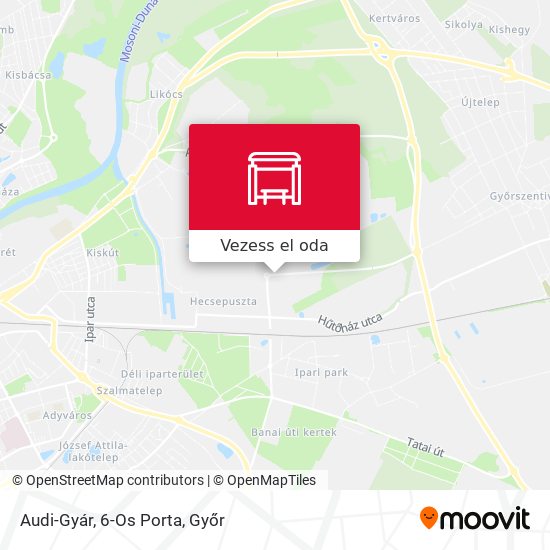 Audi-Gyár, 6-Os Porta térkép