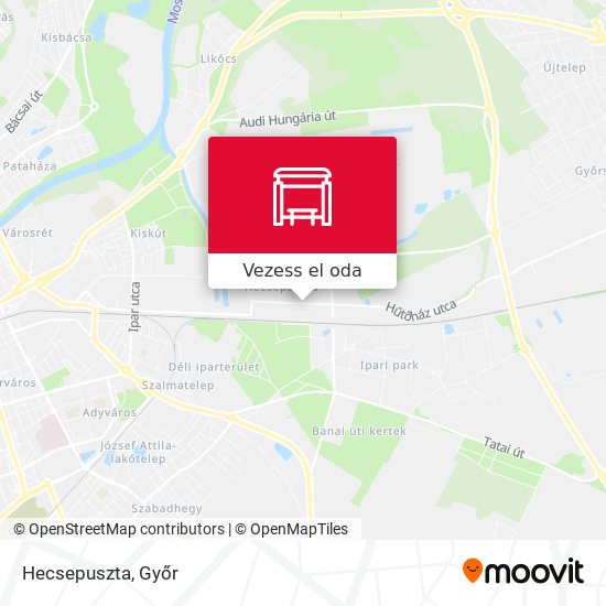 Hecsepuszta térkép
