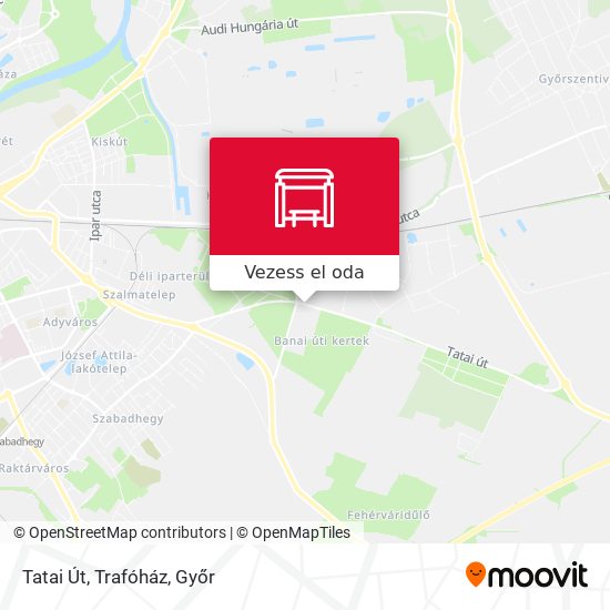 Tatai Út, Trafóház térkép