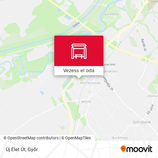 Új Élet Út térkép