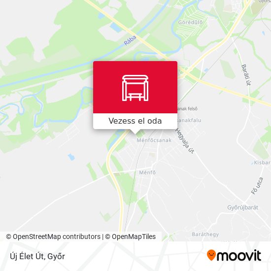 Új Élet Út térkép