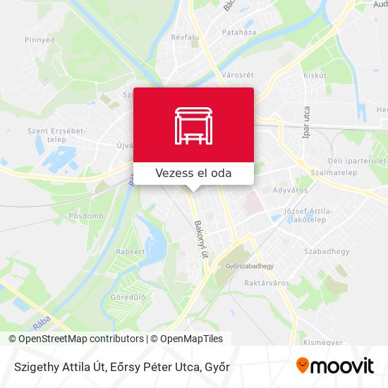 Szigethy Attila Út, Eőrsy Péter Utca térkép