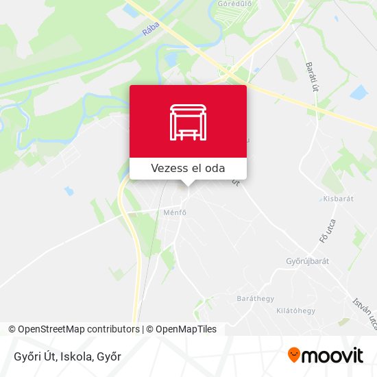 Győri Út, Iskola térkép