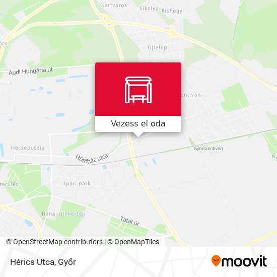 Hérics Utca térkép