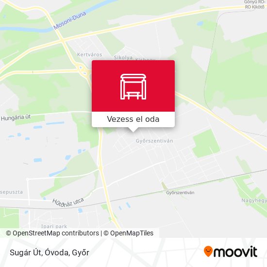 Sugár Út, Óvoda térkép
