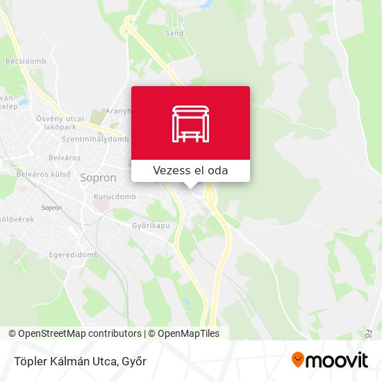 Töpler Kálmán Utca térkép