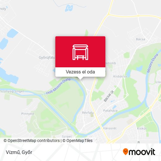 Vízmű térkép