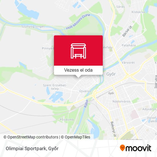 Olimpiai Sportpark térkép