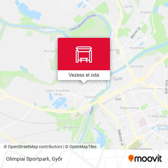 Olimpiai Sportpark térkép