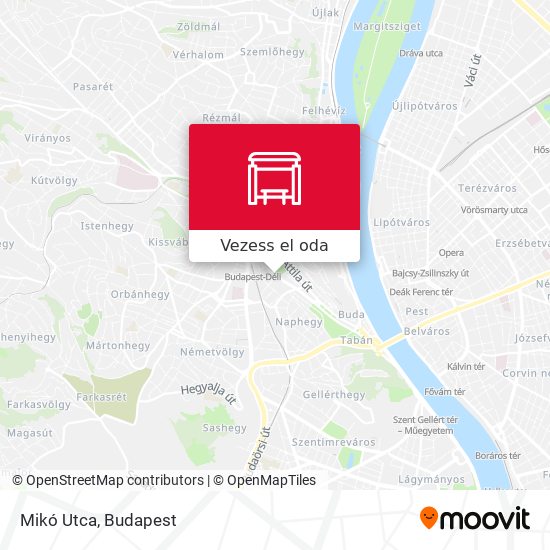 Mikó Utca térkép