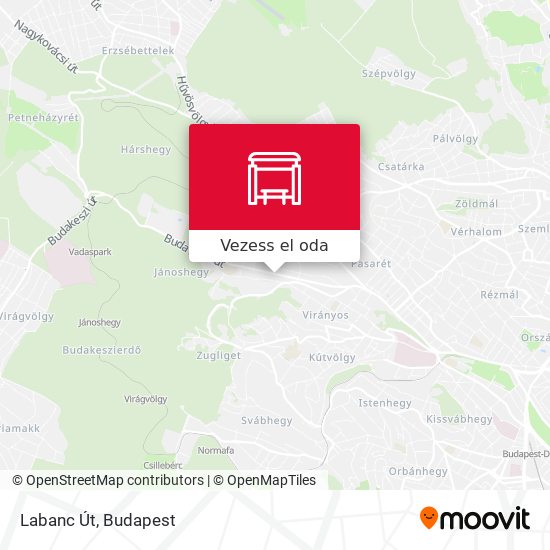 Labanc Út térkép