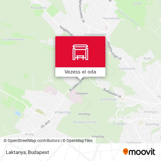 Laktanya térkép