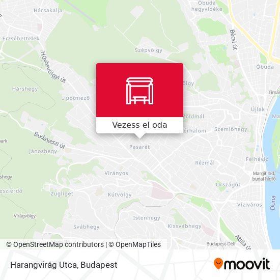 Harangvirág Utca térkép