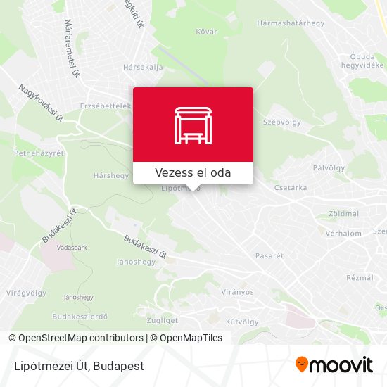 Lipótmezei Út térkép