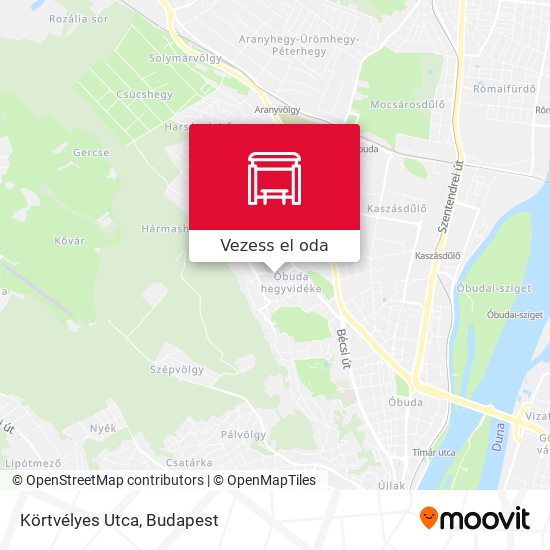 Körtvélyes Utca térkép