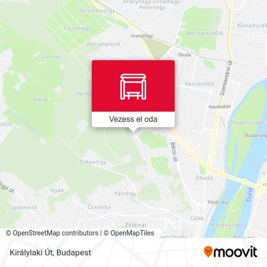 Királylaki Út térkép