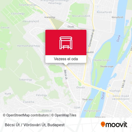 Bécsi Út / Vörösvári Út térkép
