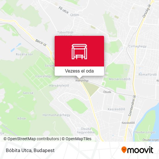 Bóbita Utca térkép
