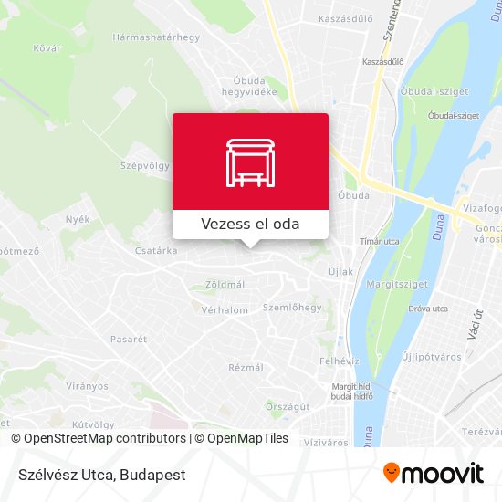 Szélvész Utca térkép