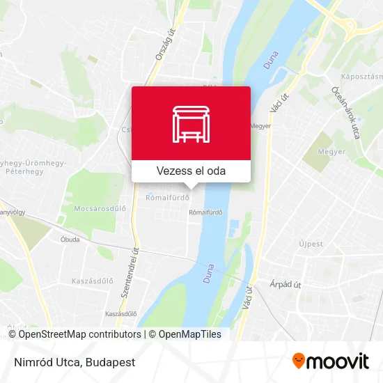 Nimród Utca térkép