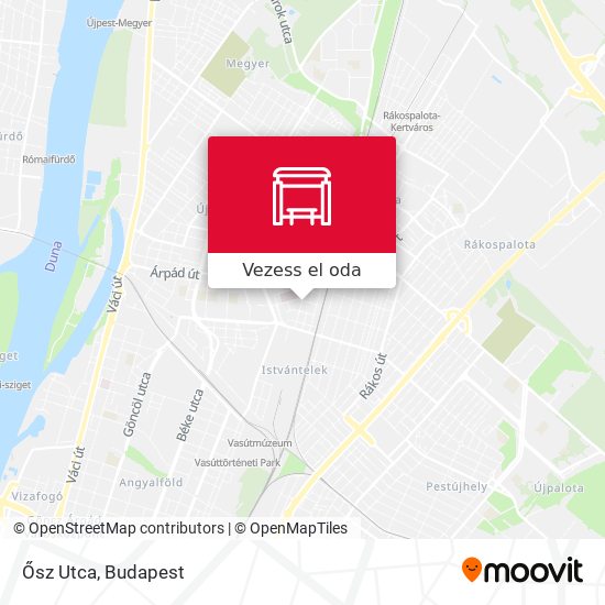 Ősz Utca térkép