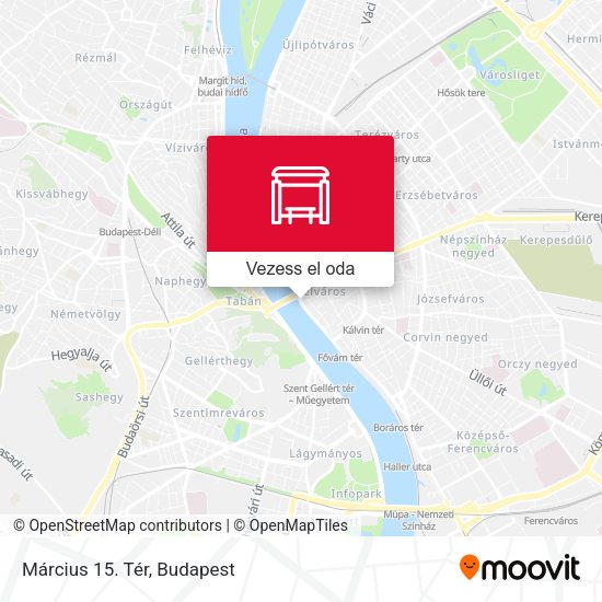 Március 15. Tér térkép