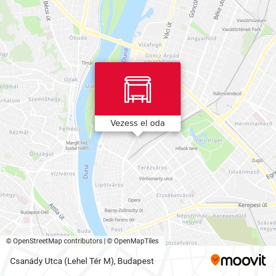 Csanády Utca (Lehel Tér M) térkép