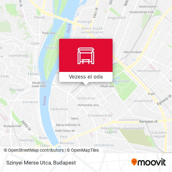 Szinyei Merse Utca térkép