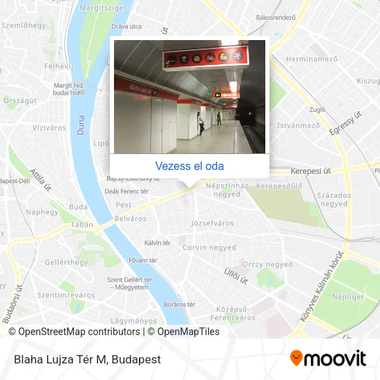 Blaha Lujza Tér M térkép