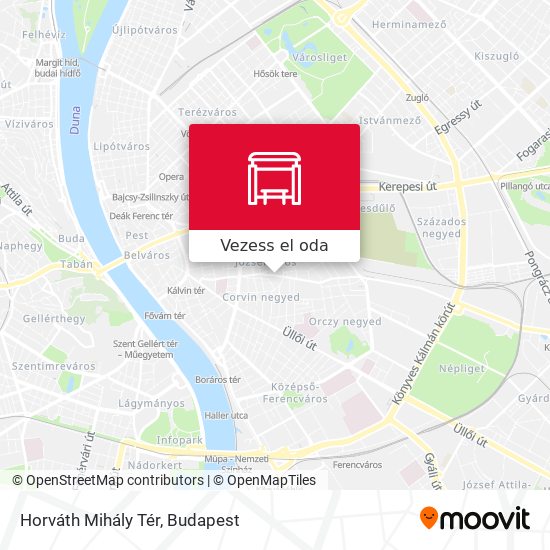 Horváth Mihály Tér térkép