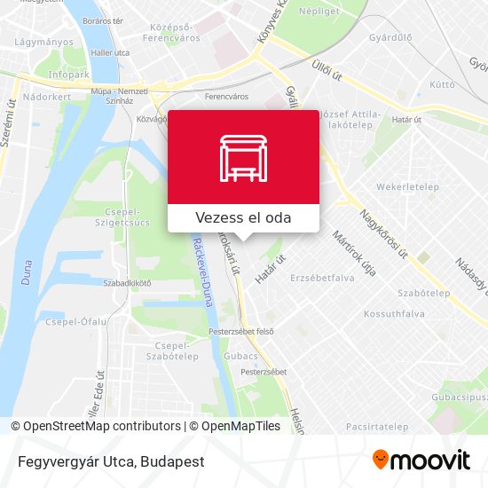 Fegyvergyár Utca térkép
