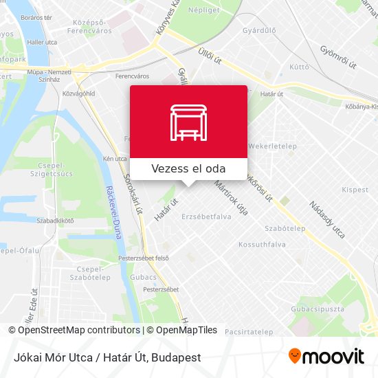Jókai Mór Utca / Határ Út térkép